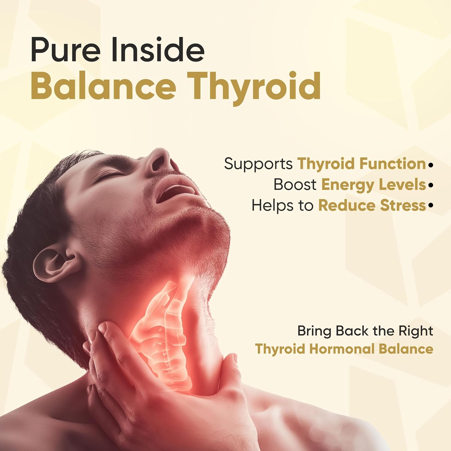 Vitaminnica Thyroid Support Capsules | Supports Thyroid Health & Hormone Balance | Enriched with Iodine - Energy & Metabolism Booster | 60 Vegan Capsules