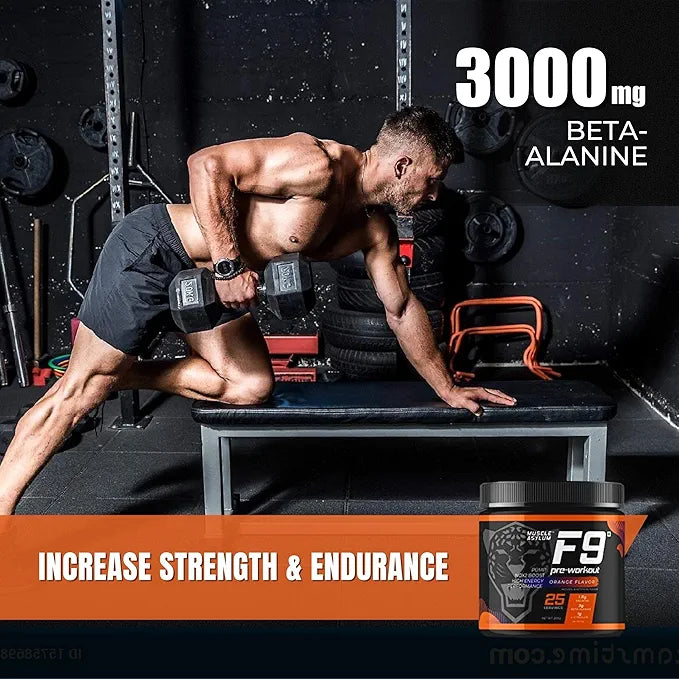 Muscle Asylum F9 Pre-Workout Orange