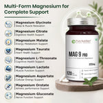 Pure Nutrition Mag 9 Pro 120 Capsules | Magnesium Complex for Muscle, Nerve & Energy Support