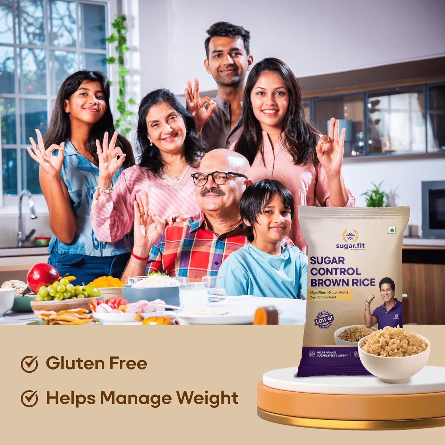 Sugar.fit Sugar Control Brown Rice - 5kg