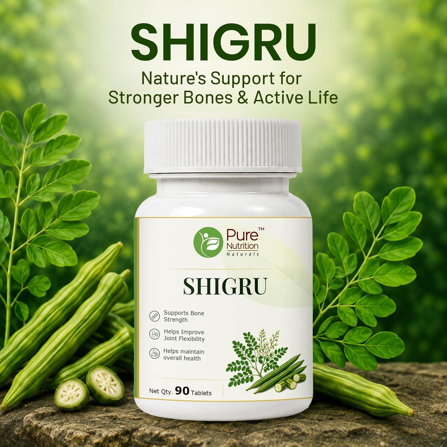 Pure Nutrition Shigru Tablets (250mg | 90 Tablets)