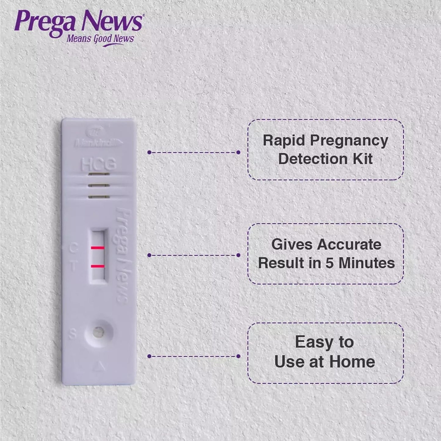 Prega News Pregnancy Test Kit - Pack of 1 Test Kit
