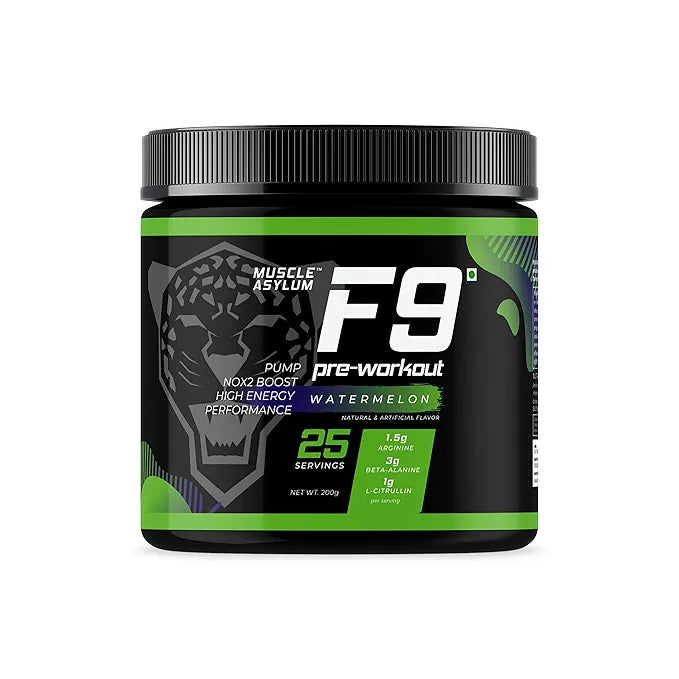 Muscle Asylum F9 Pre-Workout Watermelon