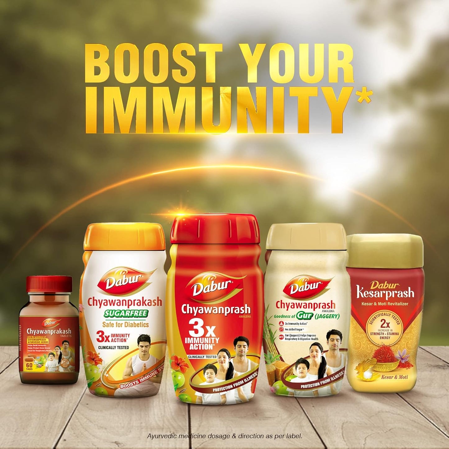 Dabur Chyawanprash Awaleha | 3X Immunity Action | Builds Strength, Stamina & Overall Health Red