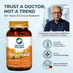 Organic Wellness Daru Haldi Capsules - 90 Vegetarian Capsules