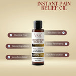 VASL Menstrual Pain Relief Oil 130ml - Period Cramps & Muscle Massage Oil