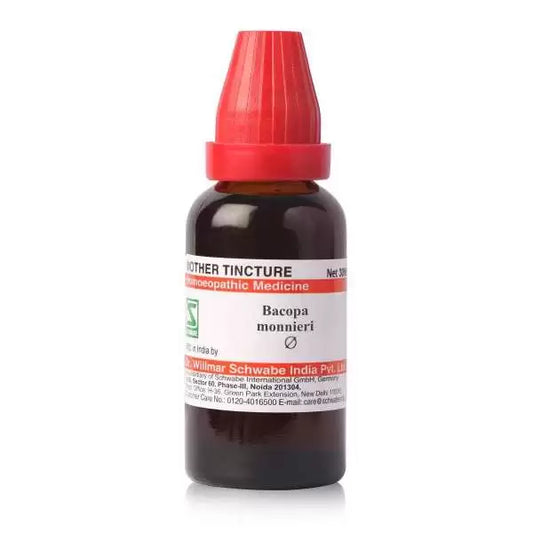 Dr Willmar Schwabe India Bacopa Monnieri Brahmi Mother Tincture Q - 30ml - Pack of 2