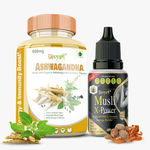 Divya shree Ashwagandha capsule and Musli Oil Combo Kit