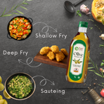 PURE NUTRITION NATURAL TREASURES Pomace Olive Oil - 1L Pet Bottle|Ideal For Everyday Indian Cooking & Deep Frying|Low In Saturated Fats|Supports Heart Health & Weight Management