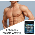 Pure nutrition Glutamine Powder 100g | Post Workout Supplement Amino Acid for Muscle Growth & Recovery | Unflavoured | 25mg serving