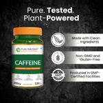 Pure Nutrition Caffeine 200mg – 120 Veg Tablets | Natural Energy Booster for Alertness, Focus & Endurance | Pre-Workout Support, Enhances Mental Clarity & Physical Performance | For Men & Women