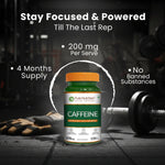 Pure Nutrition Caffeine 200mg – 120 Veg Tablets | Natural Energy Booster for Alertness, Focus & Endurance | Pre-Workout Support, Enhances Mental Clarity & Physical Performance | For Men & Women