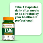 Pure Nutrition TMG 500mg (Trimethylglycine) Supplement – 30 Capsules | Supports Heart Health, Homocysteine Levels, Liver Function & Cognitive Health
