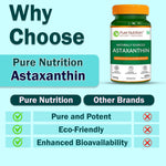Pure Nutrition Astaxanthin 4mg – 60 Veg Capsules | Powerful Antioxidant for Eye, Skin, Heart & Immune Support | Promotes Cellular Health, Anti-Aging & Recovery | Plant-Based, For Men & Women