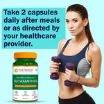 Pure Nutrition Astaxanthin 4mg – 60 Veg Capsules | Powerful Antioxidant for Eye, Skin, Heart & Immune Support | Promotes Cellular Health, Anti-Aging & Recovery | Plant-Based, For Men & Women