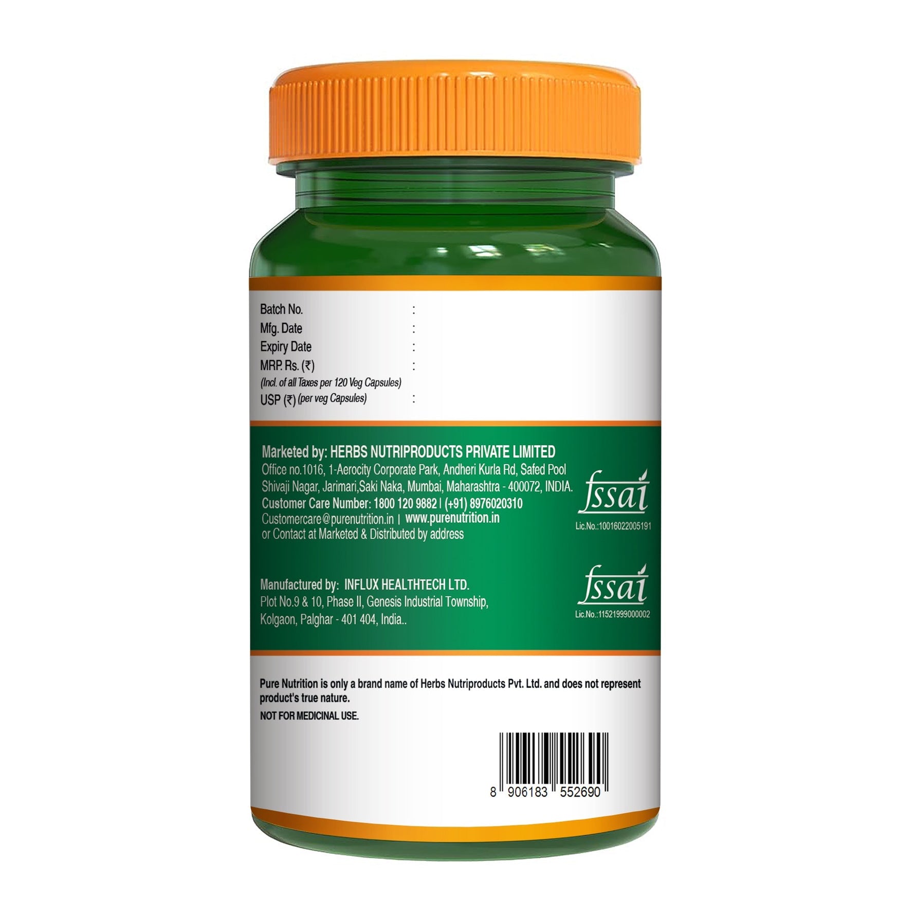 Pure Nutrition Niacin Vitamin B3 (14 mg) – 120 Veg Capsules | Supports Immune Function, Cellular Energy, Skin Health & Energy Metabolism