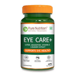Pure Nutrition Eye Care+ 60 Veg Capsules with Lutein, Zeaxanthin, Vitamin A & Bilberry Extract | Support Retina Health | Improve Night Vision, Blue Light & Digital Guard