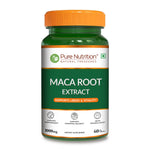 Pure Nutrition Maca Root (1000mg), 60 Veg Capsules | Multivitamin For Men And Women | Promotes Reproductive Health, Improves Energy & Enhances Performance