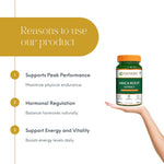 Pure Nutrition Maca Root (1000mg), 60 Veg Capsules | Multivitamin For Men And Women | Promotes Reproductive Health, Improves Energy & Enhances Performance
