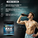 Pure Nutrition EAA (25 Servings) 250g | Eaa Supplement for Men and Women | Essential Amino Acids Powder for Muscle Growth, Recovery, Hydration & Endurance | Unflavoured | Peak Performance