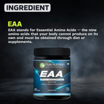 Pure Nutrition EAA (25 Servings) 250g | Eaa Supplement for Men and Women | Essential Amino Acids Powder for Muscle Growth, Recovery, Hydration & Endurance | Unflavoured | Peak Performance