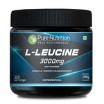 Pure Nutrition Peak Performance L-Leucine Powder – 3000mg per Serving, 100g (33 Servings) | 100% Pure & Unflavoured | Boosts Muscle Growth, Recovery & Stamina | Pre-Workout for Men & Women