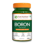 Pure Nutrition Boron 3mg, 120 Veg Capsules | 100% Chelated Boron Supplement for Bone Strength, Joint Support, Cognitive Health & Hormonal Balance