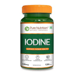 Pure Nutrition Iodine (140 mcg), 120 Veg Capsules | Thyroid Support Supplement for Men & Women | Boosts Metabolism, Energy, Immunity & Mental Clarity | Maintains Healthy Cellular Function
