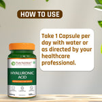 Pure Nutrition Hyaluronic Acid 200mg - 60 Veg Capsules | Supports Skin Hydration, Joint Health & Connective Tissue | Supplement for Men & Women