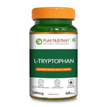 Pure Nutrition L-Tryptophan 500mg, 60 Veg Capsules | Supports Relaxation, Stress Relief, Sleep Quality & Mood Balance | Natural Amino Acid Supplement