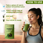 Pure Nutrition Moringa Powder, 100gm | Helps in weight management | Reduces stress levels | Improves immunity and energy levels | Packed with vitamins, minerals and amino acids