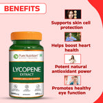 Pure Nutrition Lycopene 3000 mcg – 60 Plant-Based Vegetarian Capsules |Strong Antioxidant Blend Supporting Skin, Hair, Heart, Prostate & Daily Cellular Wellbeing