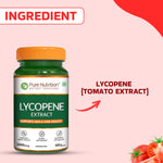 Pure Nutrition Lycopene 3000 mcg – 60 Plant-Based Vegetarian Capsules |Strong Antioxidant Blend Supporting Skin, Hair, Heart, Prostate & Daily Cellular Wellbeing