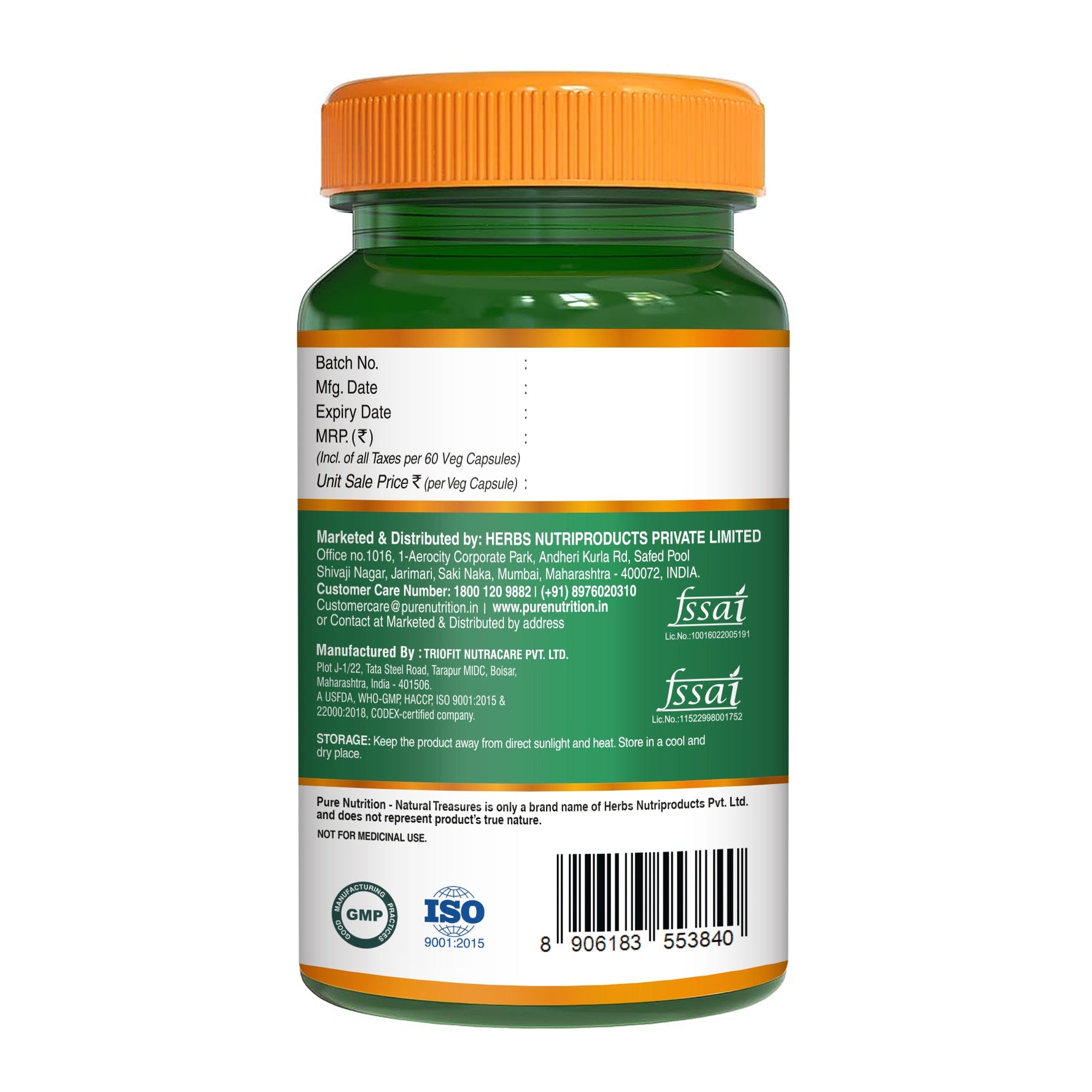 Pure Nutrition Lycopene 3000 mcg – 60 Plant-Based Vegetarian Capsules |Strong Antioxidant Blend Supporting Skin, Hair, Heart, Prostate & Daily Cellular Wellbeing