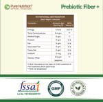 Pure Nutrition Prebiotic Fibre Powder, 250g - Fiber Supplement with Natural Blend of 5 Prebiotic Fibers for Digestive Health, Supports Bowel Regularity & Gut Microbiome | Zero Sugar & Zero Fat