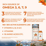 Pure Nutrition Seabuckthorn Pulp Concentrate 300ml | Rich in Omega Fatty Acids (3,6,7 & 9), Vitamins & Antioxidants | Supports Immunity, Heart & Digestive Health | Promotes Skin,Cellular Health & Overall Wellness