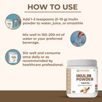 Pure Nutrition Prebiotic Inulin Fiber Powder 250g | Prebiotic Fiber for Gut Health & Digestion | Non-GMO, Gluten-Free, Lactose-Free, Soy-Free | No Added Sugar | Supports Healthy Gut Microbiota