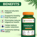 Pure Nutrition Dandelion Root Extract (200mg)- 60 Veg Capsules | 10:1 Root Extract | Supports Liver Health, Digestion & Antioxidant Activity | Natural Diuretic Support