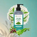 Pure Nutrition Tea Tree Anti-Dandruff Shampoo, 250ml | With Salicylic Acid | Sulphate & Paraben Free | Controls Flakes & Itch | Cleanses Scalp & Reduces Oiliness | Suitable for All Hair Types