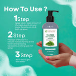 Pure Nutrition Tea Tree Anti-Dandruff Shampoo, 250ml | With Salicylic Acid | Sulphate & Paraben Free | Controls Flakes & Itch | Cleanses Scalp & Reduces Oiliness | Suitable for All Hair Types