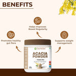 Pure Nutrition Acacia Powder 250gm | 100% Pure Acacia Gum | Prebiotic Fibre Supplement | Nourishes Gut Health | Improves Digestion
