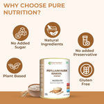 Pure Nutrition Psyllium Husk Isabgol Powder, 100g | Natural Dietary Fiber Supplement | Supports Digestive & Gut Health | Helps Ease Irregularity & Bloating | Gluten Free, No Sugar Added