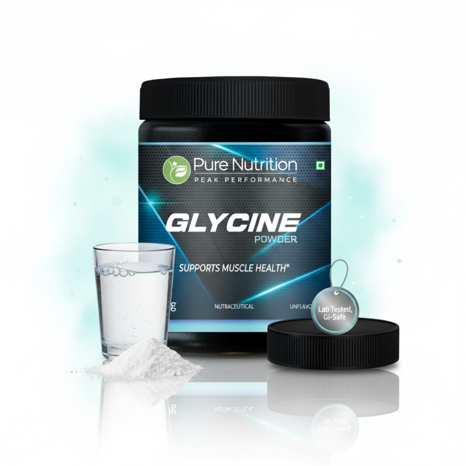 Pure Nutrition Glycine Powder 200g | Unflavoured | Amino Acid Supplement for Muscle Health & Recovery | Nutraceutical