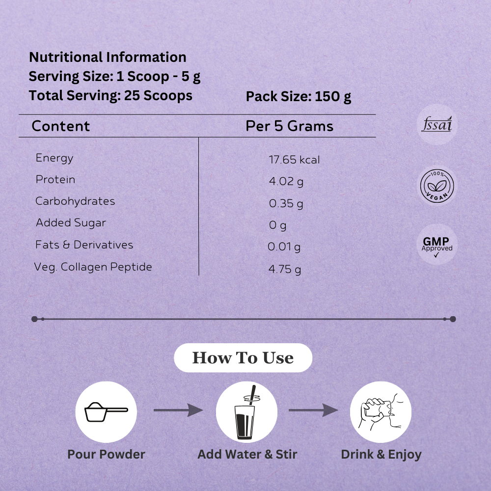 Inja Veg Collagen Powder Black Current - 150gm Powder