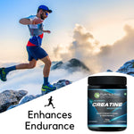 Pure Nutrition Micronised Creatine Monohydrate Powder, Pre/Post Workout Supplement, Instant Energy for Athletic Performance, Fast Recovery, Increased Muscle Mass, Unflavoured, 100g, 33 Servings