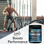 Pure Nutrition Micronised Creatine Monohydrate Powder, Pre/Post Workout Supplement, Instant Energy for Athletic Performance, Fast Recovery, Increased Muscle Mass, Unflavoured, 100g, 33 Servings