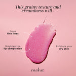 Moha Exfoliating Lip Scrub 12g - Natural Lip Polish for Dark Lips & Chapped Skin