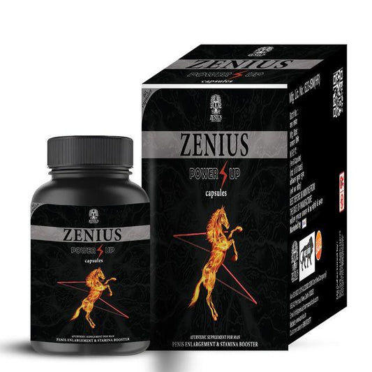 Zenius Power UP Capsules for Sexual Health and Stamina Boosting - 60 Capsules
