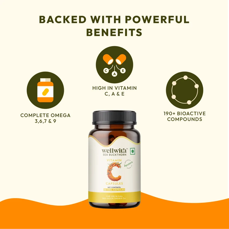 WellWith Sea Buckthorn Vitamin C Capsule (60 Each)
