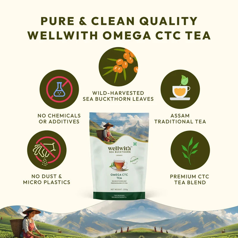 WellWith Omega CTC Tea (250g)